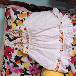 Child's embroidered halter dress